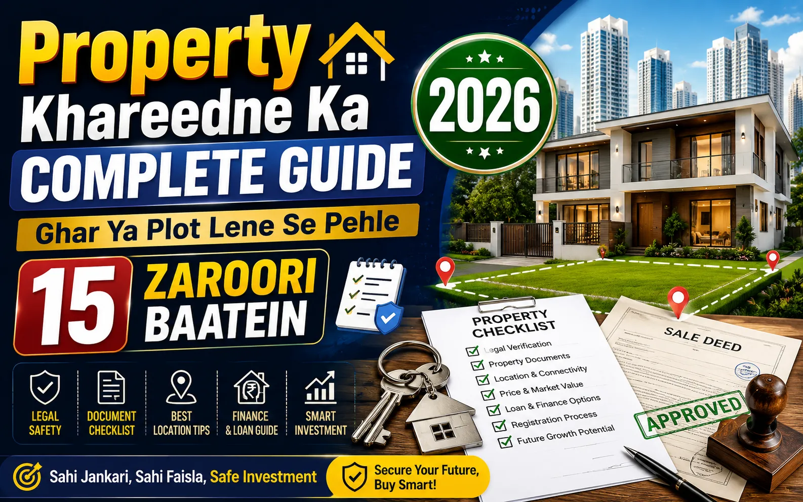 Property Khareedne Ka Complete Guide 2026 | Ghar Ya Plot Lene Se Pehle 15 Zaroori Baatein